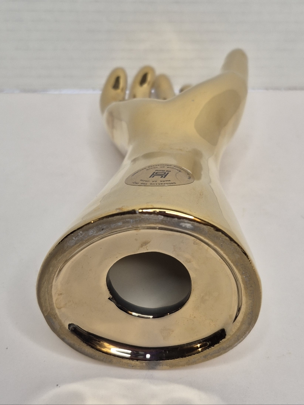 Golden Hand Ceramic Decor Ring Stand New - Picture 9 of 11